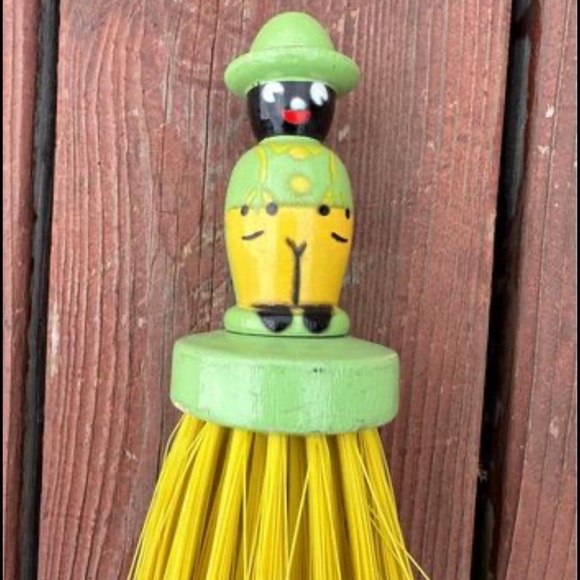 💛💛 Antique Vintage Wood Clothes Crumb Brush Whisk Broom 💛💛 - Picture 2 of 4